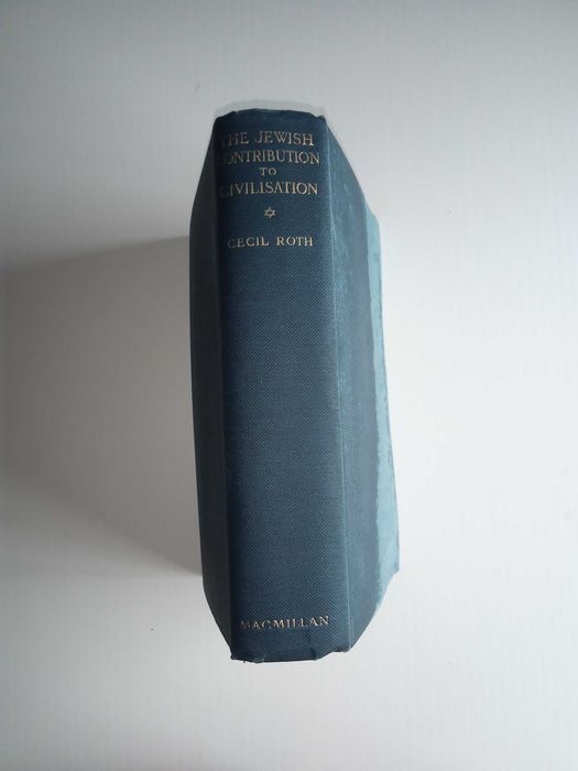 Livro "The jewish contribution to civilisation", de Cecil Roth