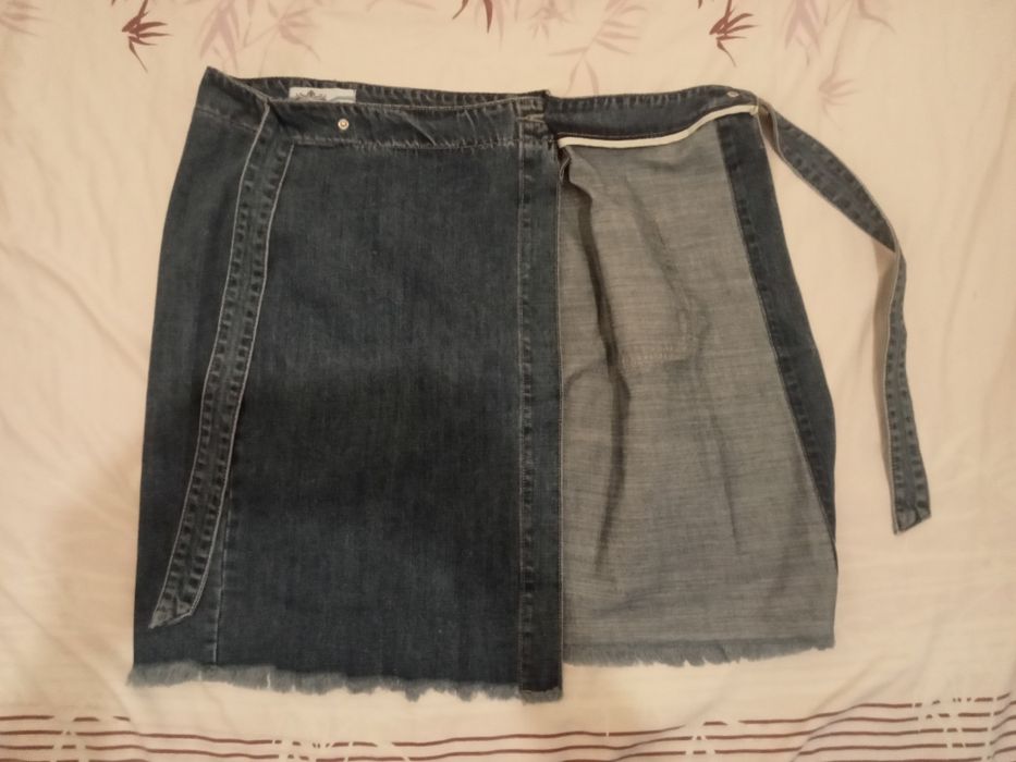 Юбка.   джинсова