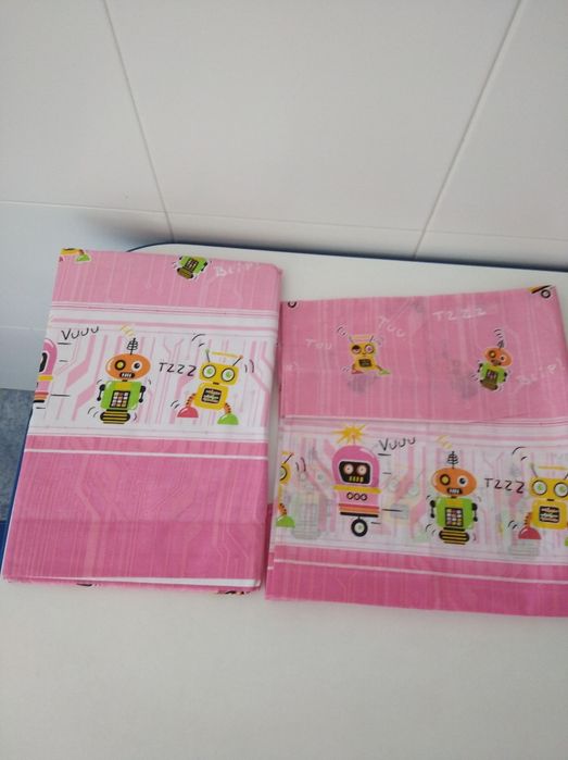 Lençol e fronha novos