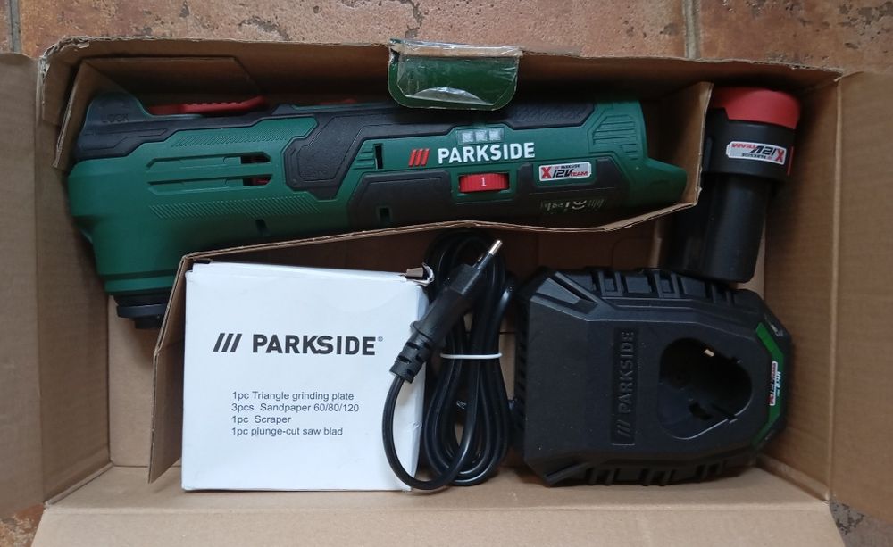 Máquina multifunções com bateria Parkside 12V