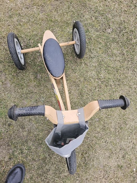 Rowerek biegowy drewniany