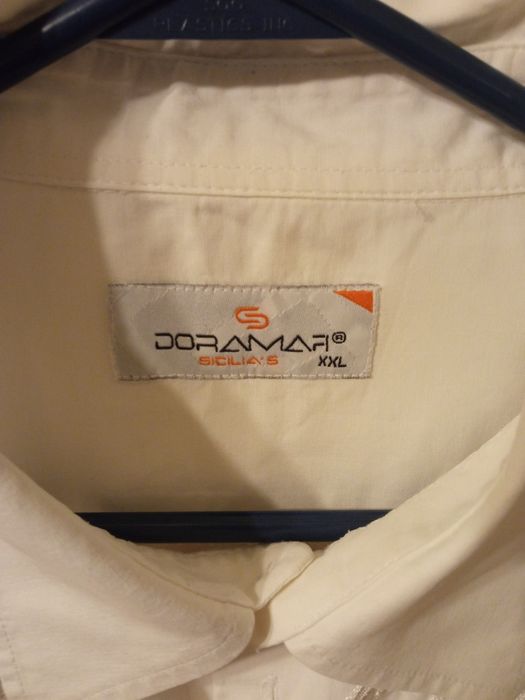 Biała męska koszula Doramafi XL