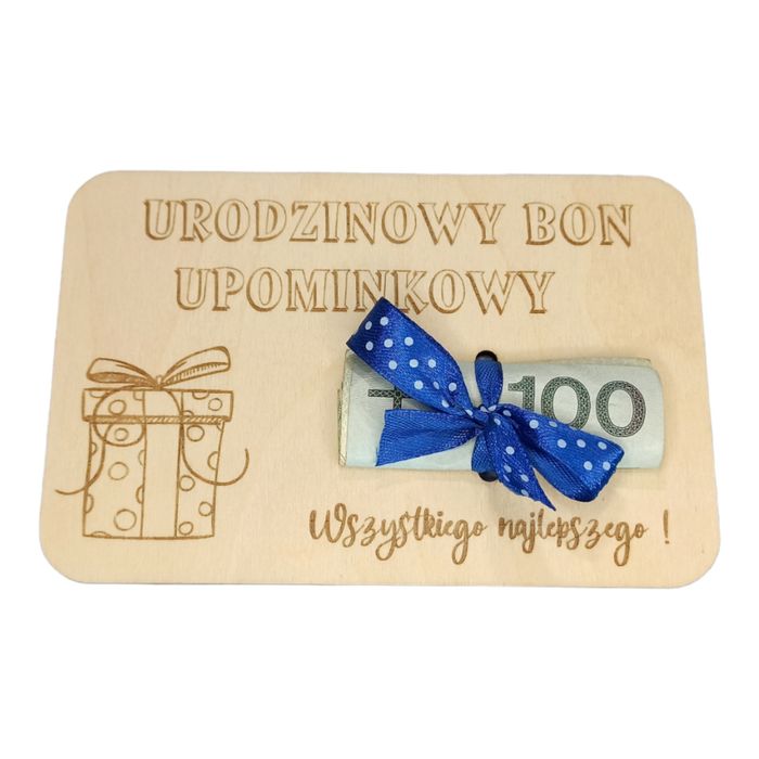 Urodzinowy bon upominkowy
