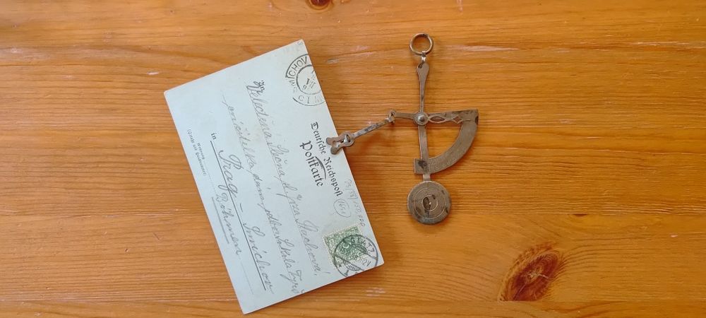 Waga Pocztowa Przechylna, antyk