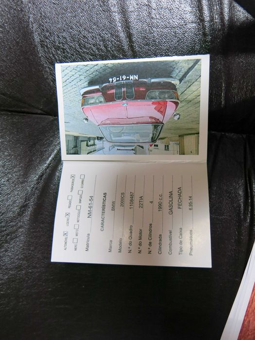 CLÁSSICO RARO BMW 2000CS