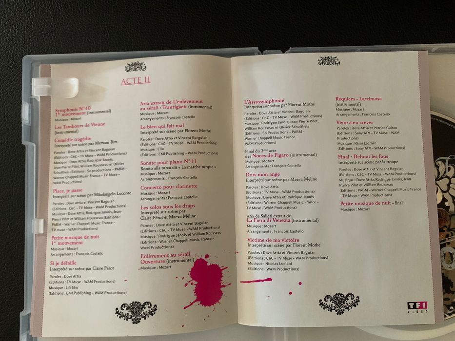 DVD original Mozart Ópera Rock