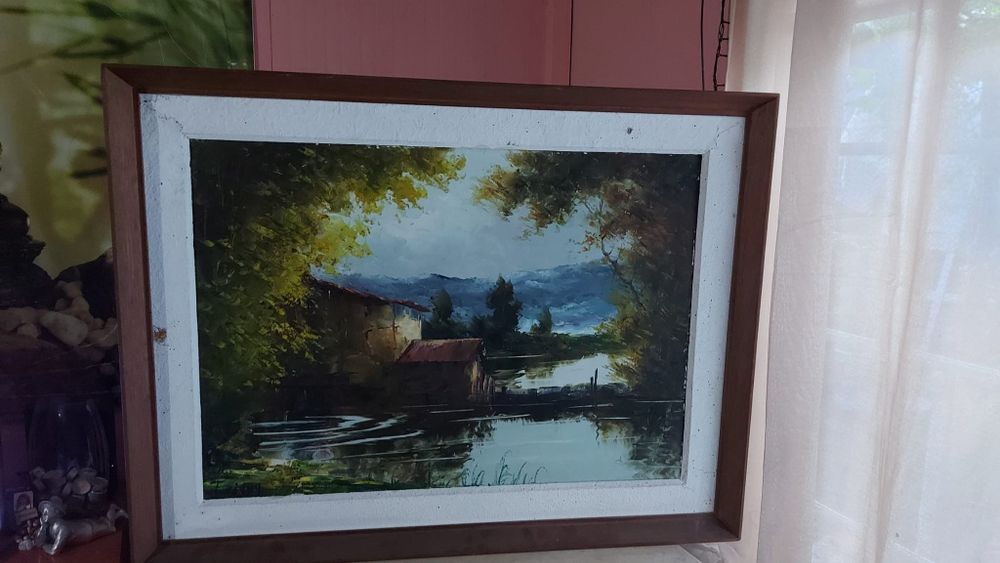 Quadros pintados a óleo