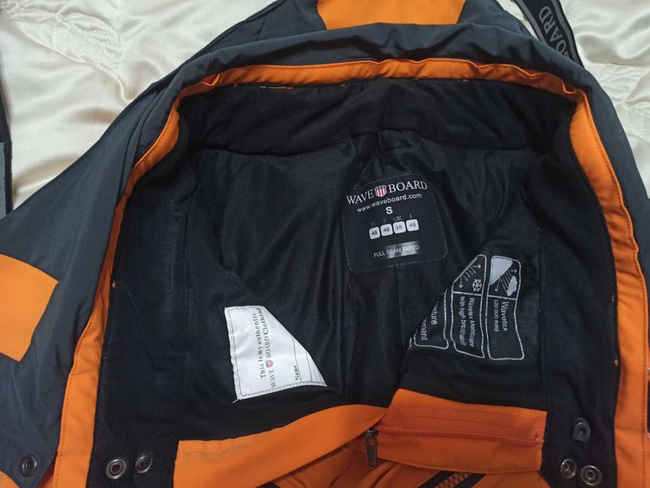 Męskie spodnie narciarskie snowbordowe Waveboard r. S 20.000