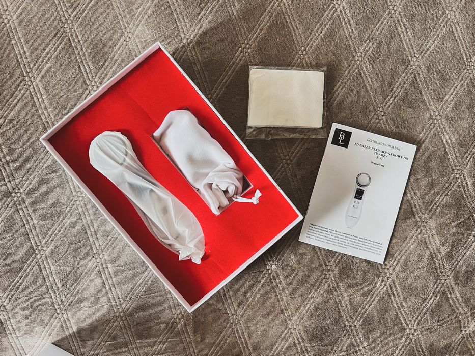 Nowy Masażer ultradźwiękowy WarmCare 3w1 Beauty Limited