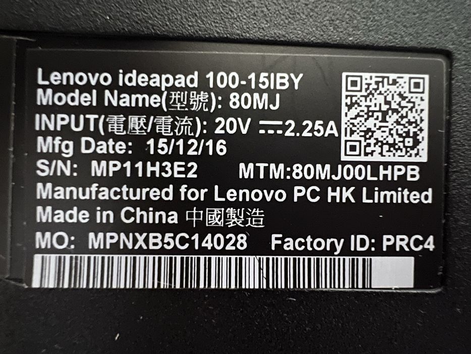 Продам ноут Lenovo 80MJ