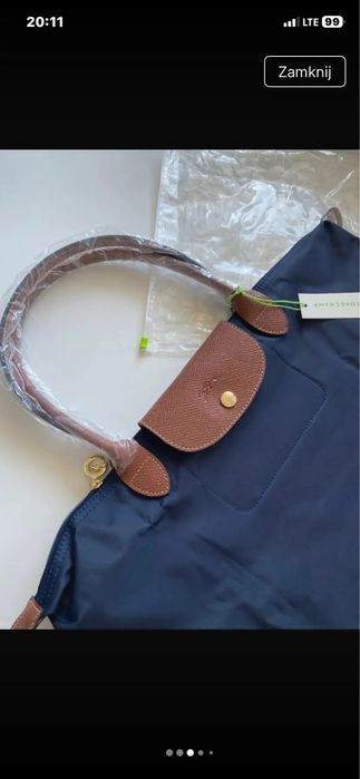 Torebka longchamp navy blue L