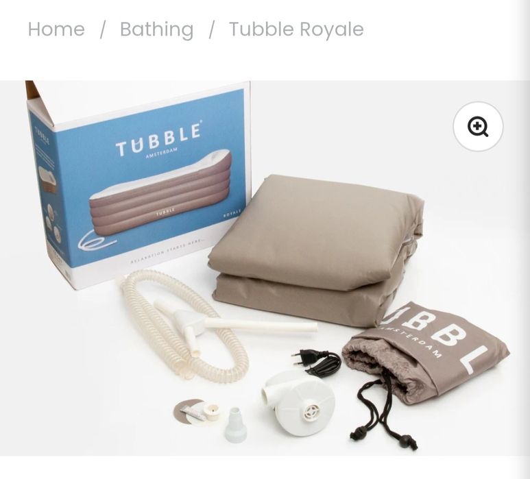 Banheira insuflável Tubble