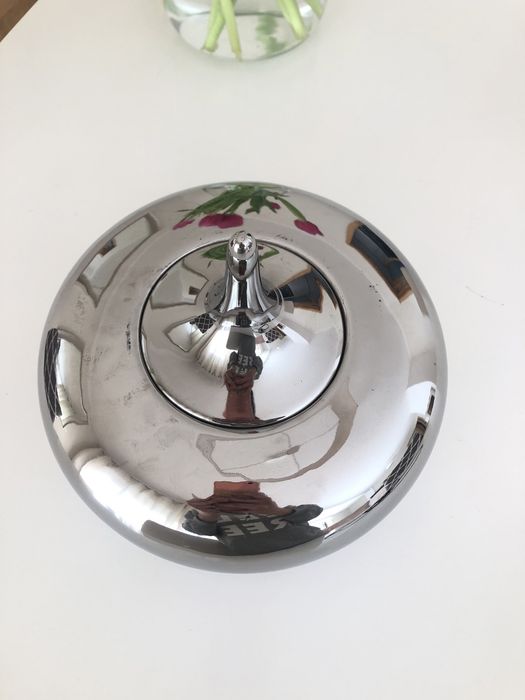 Decoração marroquina: taça prateada