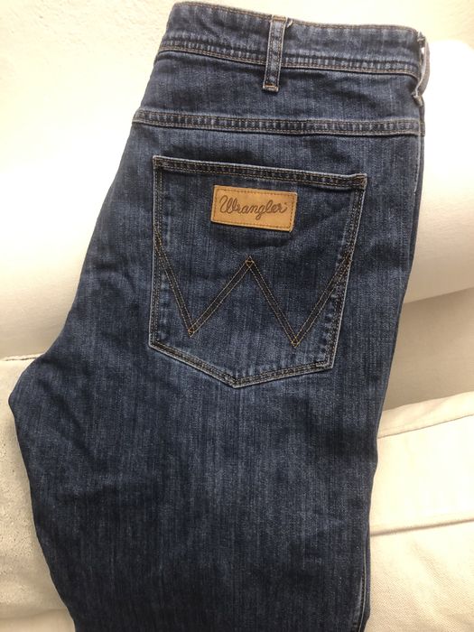 Spodnie Wrangler dzins bawelna W 38 skracane