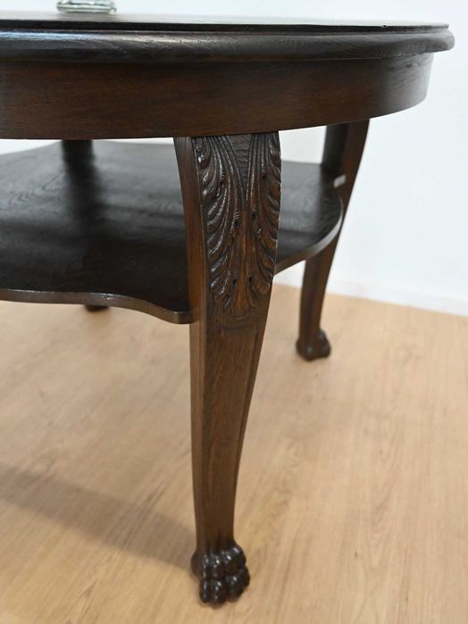 okrągły stolik na lwich łapach 020301