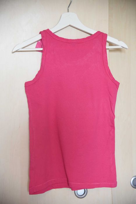 Rózówa koszulka na ramiączkach Benetton 150cm 10-11y