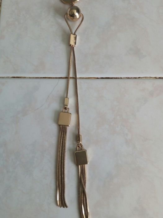 Colar 2 em 1 dourado