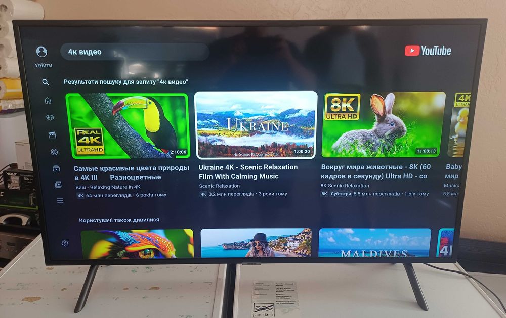 Телевізор 43 дюйми Самсунг Samsung UE43NU7199 Smart TV Tizen DVB-T2