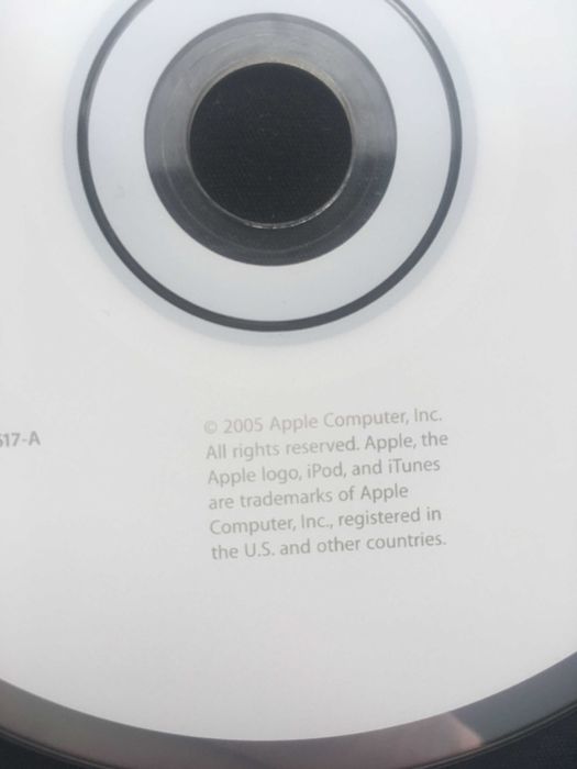 Коллекционный диск Apple iPod + iTunes (OEM Install CD, 2005)