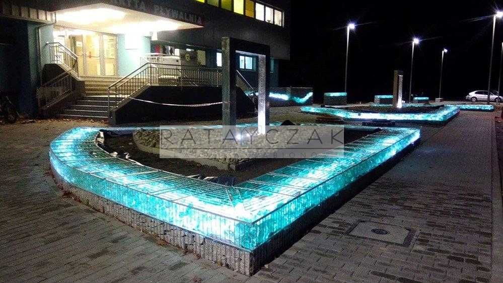 Donica donice Gabion gabiony Niestandardowe realizacje Klomby