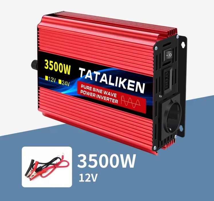 Інвертор 12В / 220В ,на 3500 Вт., чистий синус.