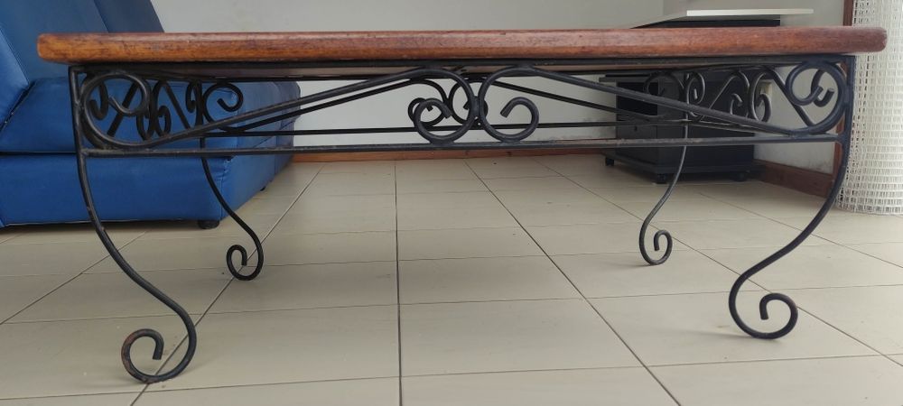 Mesa de centro forjada