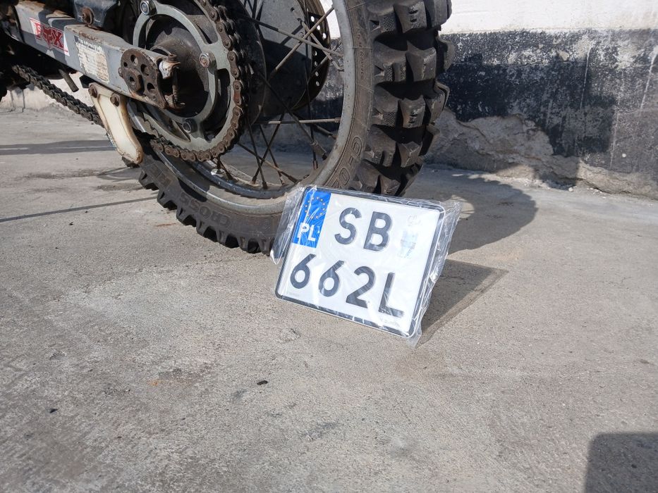 Yamaha XT 600 rejestracja w PL pozostałość rama