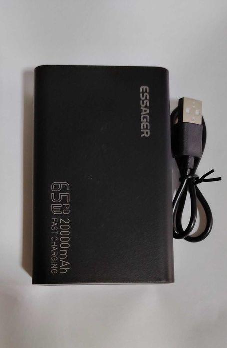 Повербанк 20000mAh  PD 65W Essager Быстрая зарядка