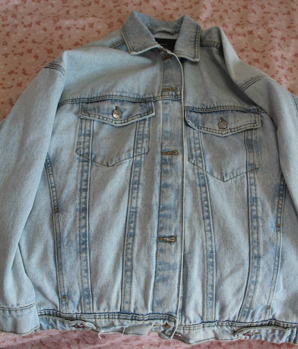 Casaco de ganga oversize tamanho S