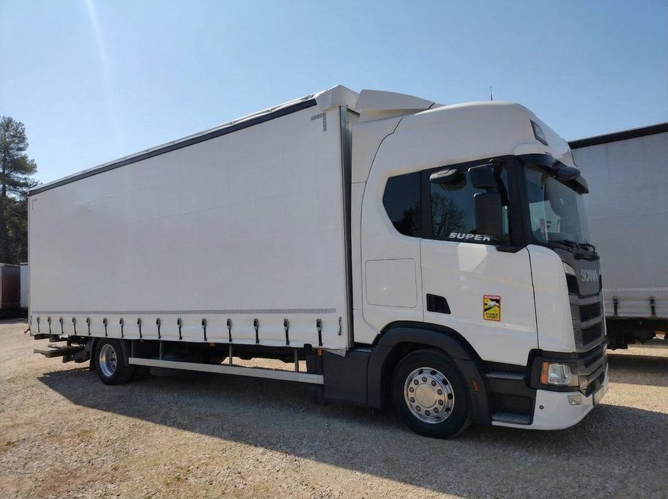 Scania R320 Firana 21 Palet Winda Suwany Dach Duża Kabina  Cała Na Poduszkach