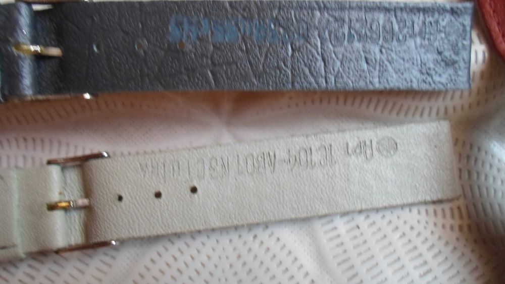 Часы ремешок 18 мм кожаный ссср новый