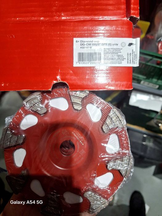 Tarcze diamentowe Garnkowe do szlifowania Betonu Hilti 150mm