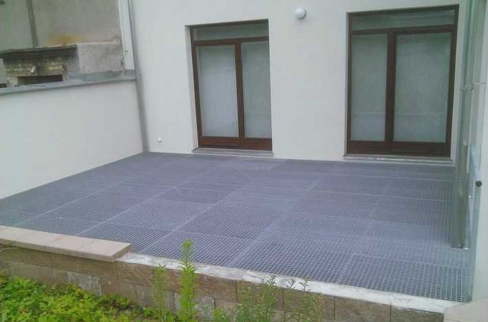 Krata na kanał samochodowy - podest - przejście -pomost
