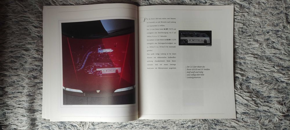 Prospekt Rover 400