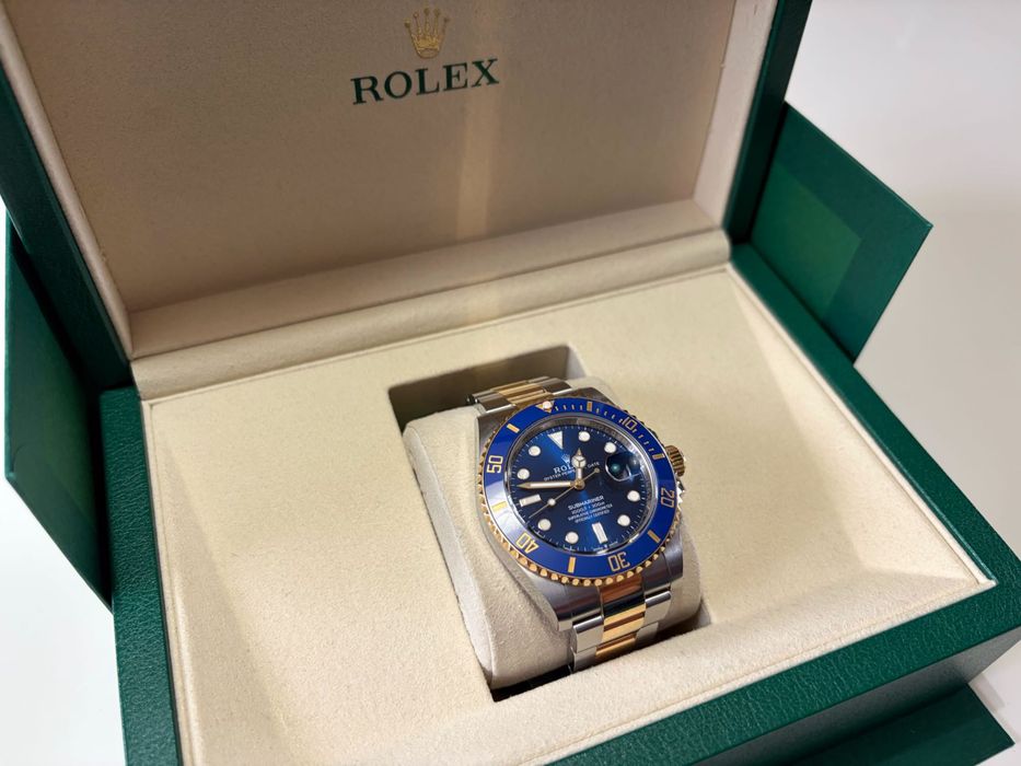 Sprzedam zegarek Rolex Submariner Bicolor / Bluesy 126613LB 2025 r. Fullset - IDEAŁ!