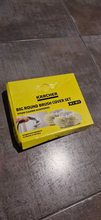 Karcher zestaw okrągłych nakładek do parownicy