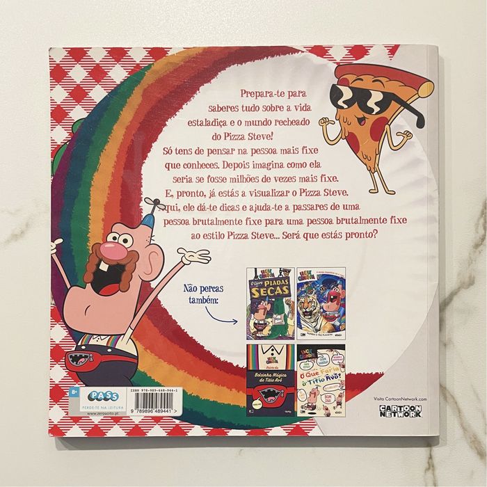 Livro Uncle Grandpa - Fatia de Vida com Pizza Steve
