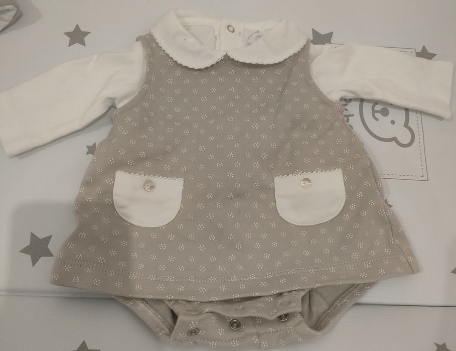 Casaco e body, marca Laranjinha.