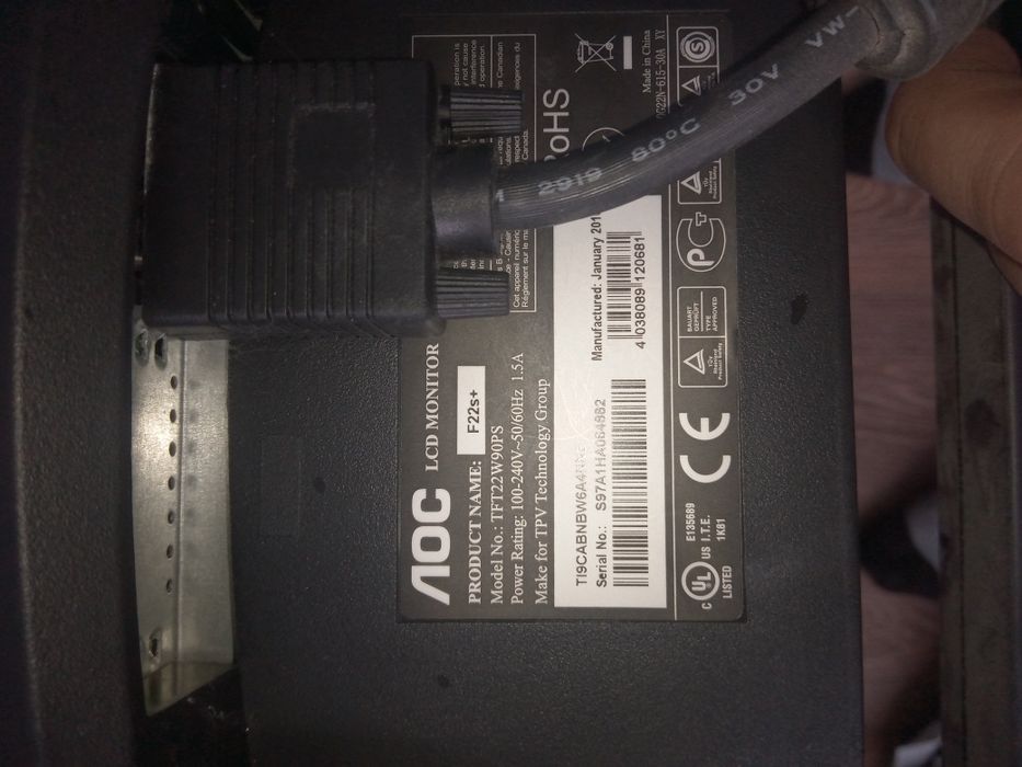 Монітор AOC F22S+