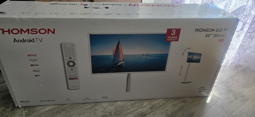 Tv Thomson 32HA4M44 z Powerbank 6200mAh 4 h pracy bez prądu