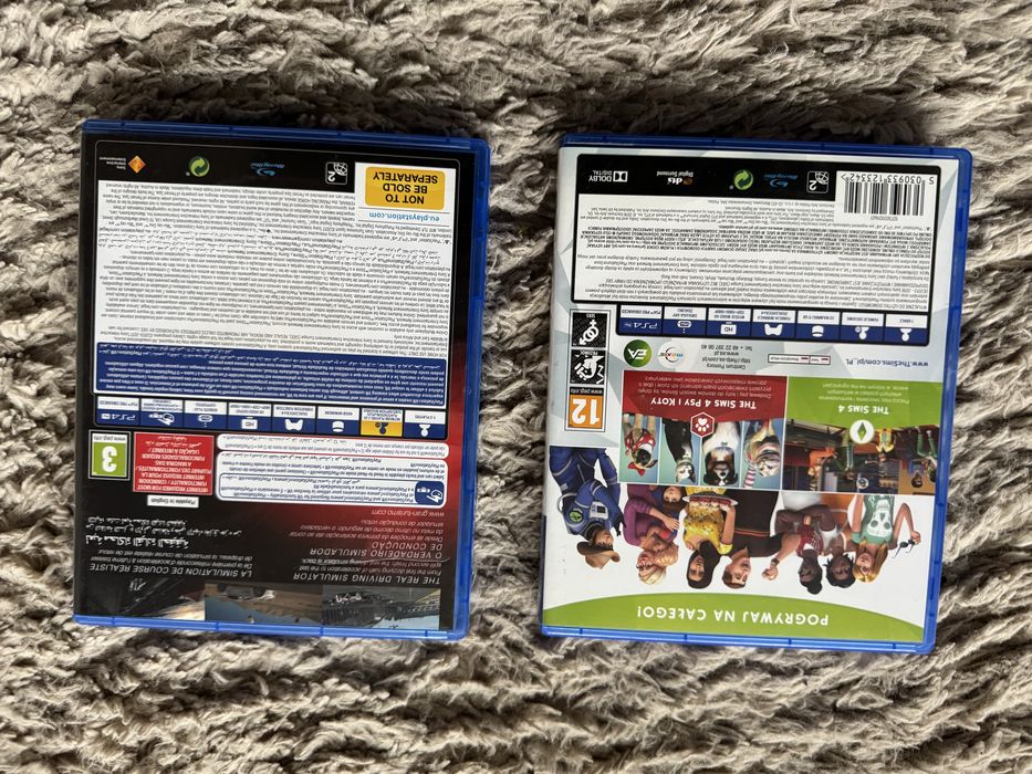 Sims 4 i Gran Turismo ps4 playstation gry stan bdb