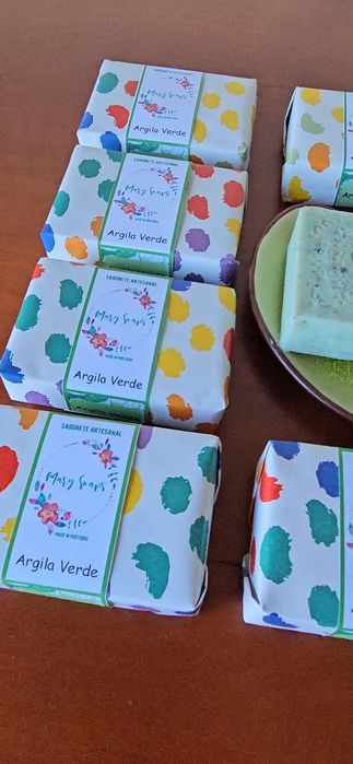Sabonete Artesanal/ Natural de Argila Verde