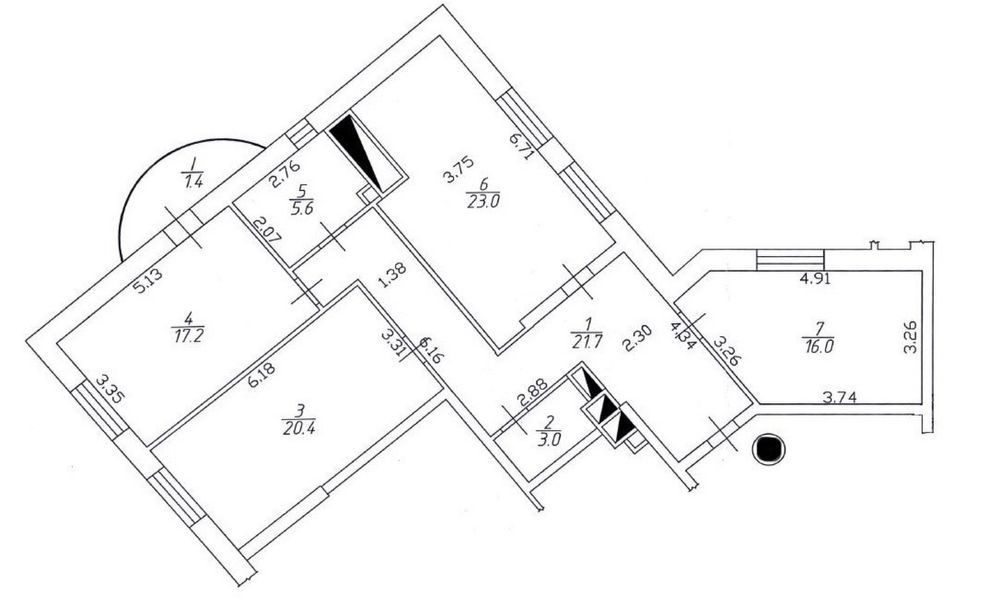 3-кімнатна квартира за адресою бульвар Дружби Народів (площа 108 м²) - Atlanta.ua - фото 14