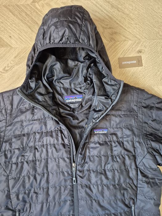 Patagonia kurtka puchowa w karo wiosenna