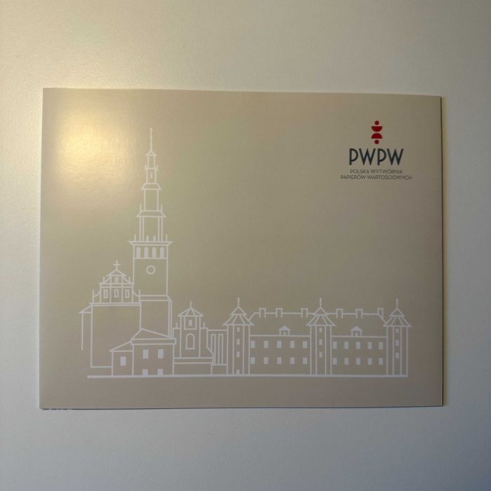 Folder premium Jan Paweł II 50 złotych ultra rzadki 2006 PWPW