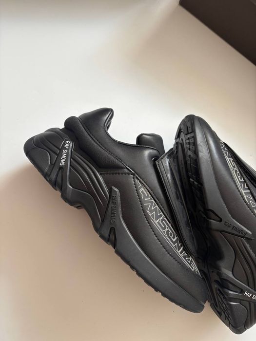 Кросівки Raf Simons Antei Black Глянцеві
