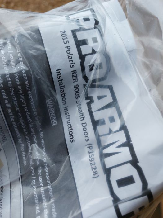 Nowe drzwi Proarmor Polaris RZR 900.