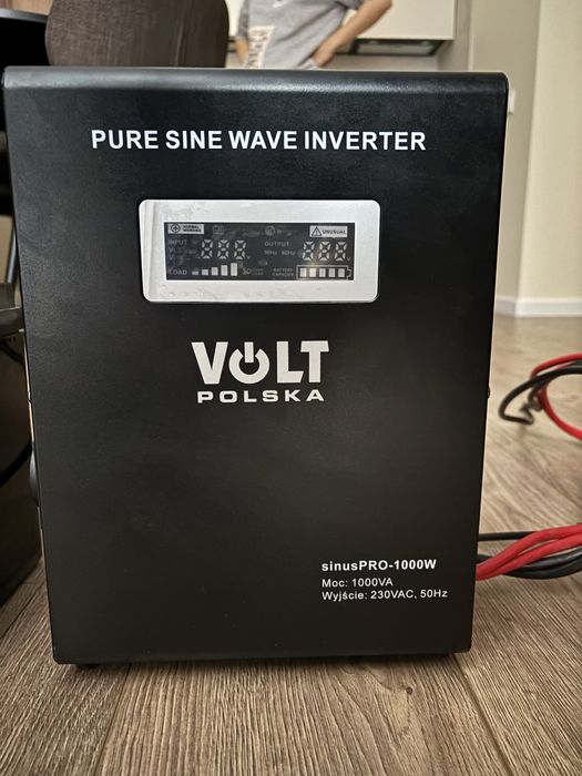 Інвертор Volt Polska sinusPRO 1000W + AGM акумулятор 100Ah