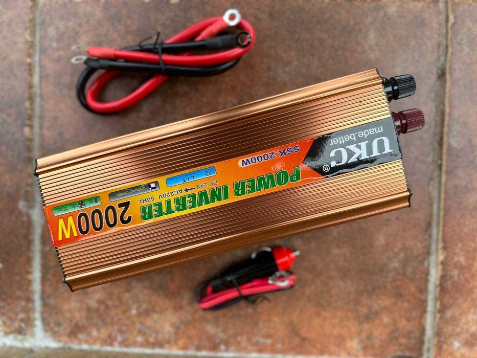 ‼️ Преобразователь 24v-220v 2000w. Інвертор. Перетворювач струму ‼️