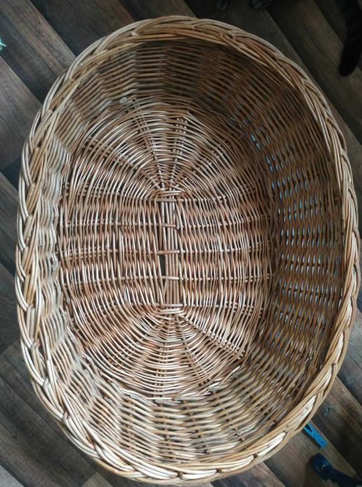 Legowisko dla psa duże wiklina kosz